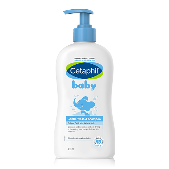Sữa tắm gội dịu l&agrave;nh cho b&eacute; Cetaphil Baby Gentle Wash & Shampoo