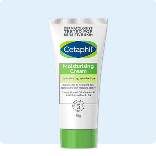 Kem dưỡng ẩm dịu l&agrave;nh cho da nhạy cảm Cetaphil Moisturising Cream
