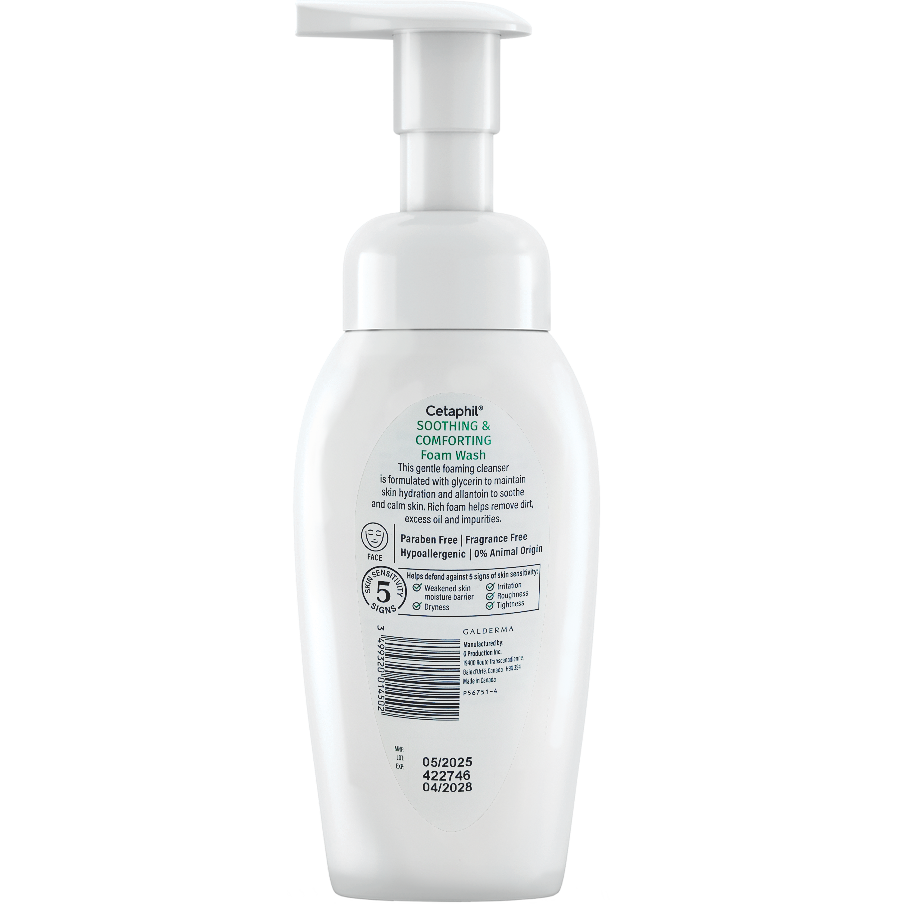 Cetaphil Soothing Foam Wash 200ml 4