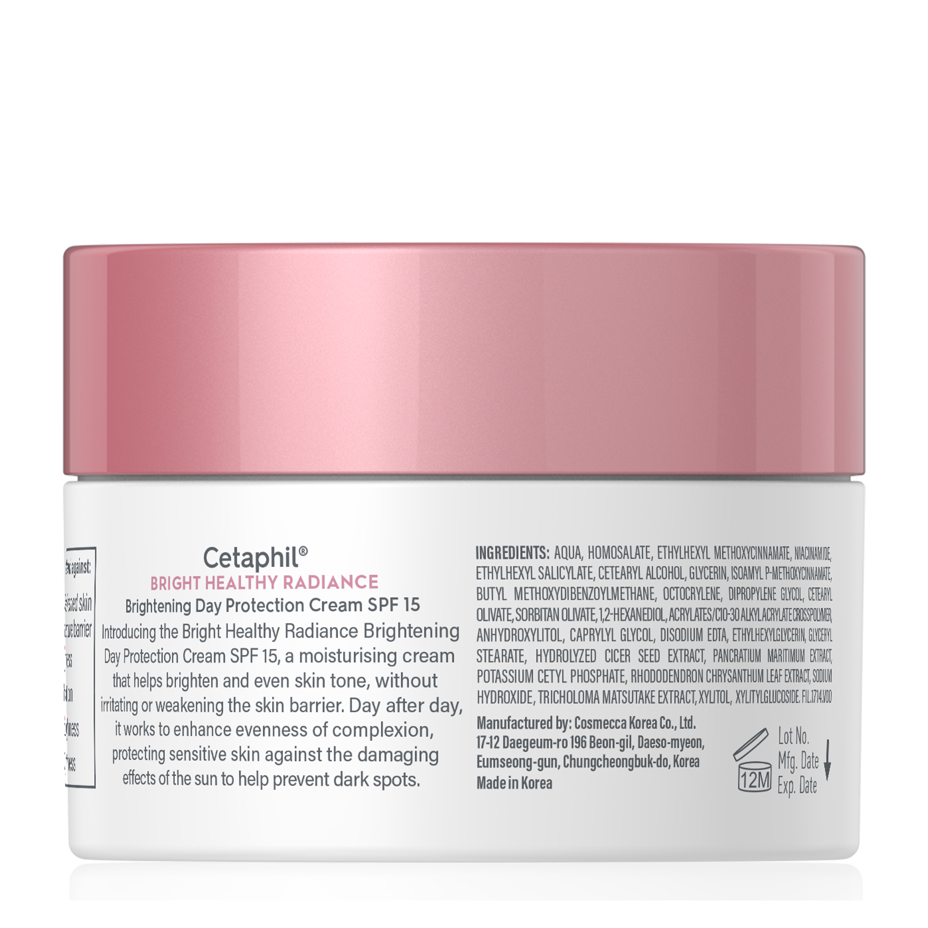 Kem dưỡng ẩm l&agrave;m s&aacute;ng da ban ng&agrave;y Cetaphil Bright Healthy Radiance Brightening Day Protection Cream SPF15 5