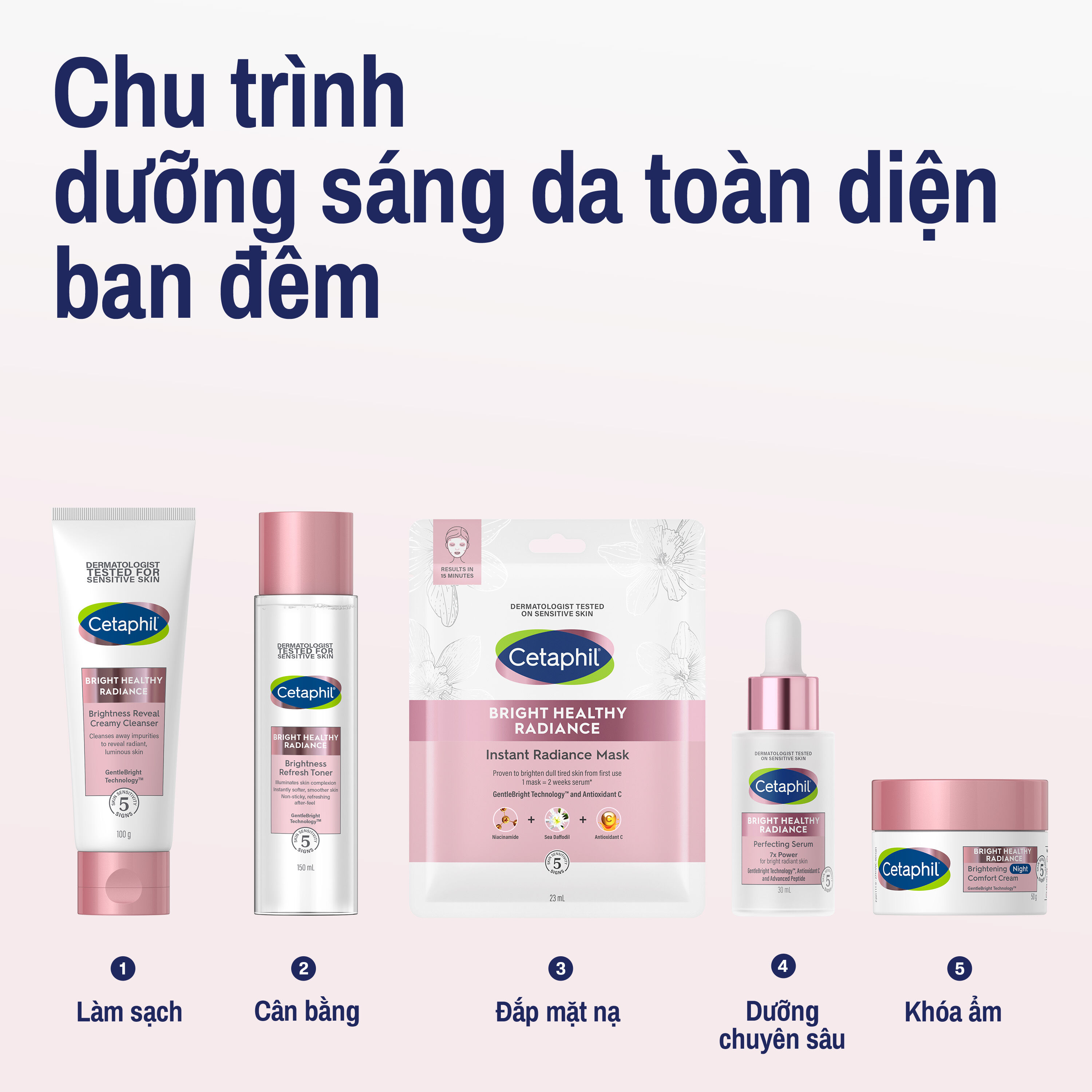 Mặt nạ dưỡng da trắng s&aacute;ng Cetaphil Bright Healthy Radiance Instant Radiance Mask 9