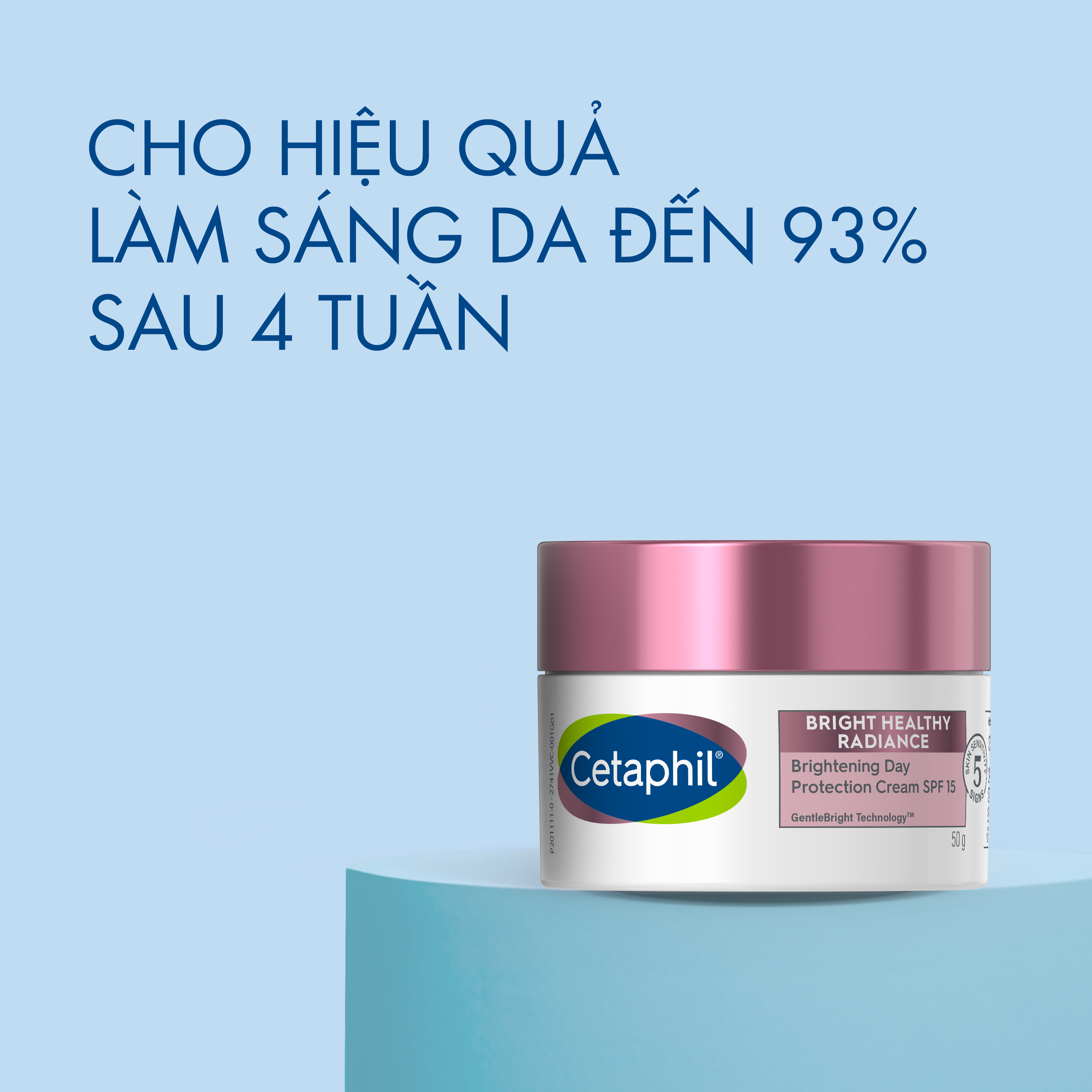 Kem dưỡng ẩm l&agrave;m s&aacute;ng da ban ng&agrave;y Cetaphil Bright Healthy Radiance Day Protection Cream SPF15