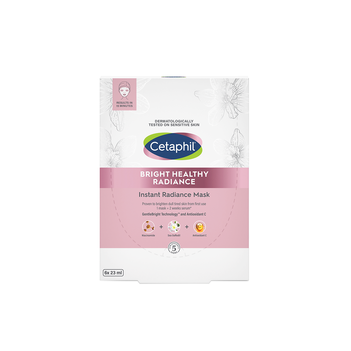 Mặt nạ dưỡng s&aacute;ng v&agrave; cấp ẩm Cetaphil Bright Healthy Radiance Instant Radiance Mask