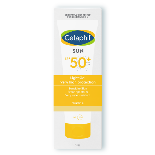 Gel chống nắng vật l&yacute; dịu l&agrave;nh Cetaphil Sun SPF 50+ Light Gel Cover