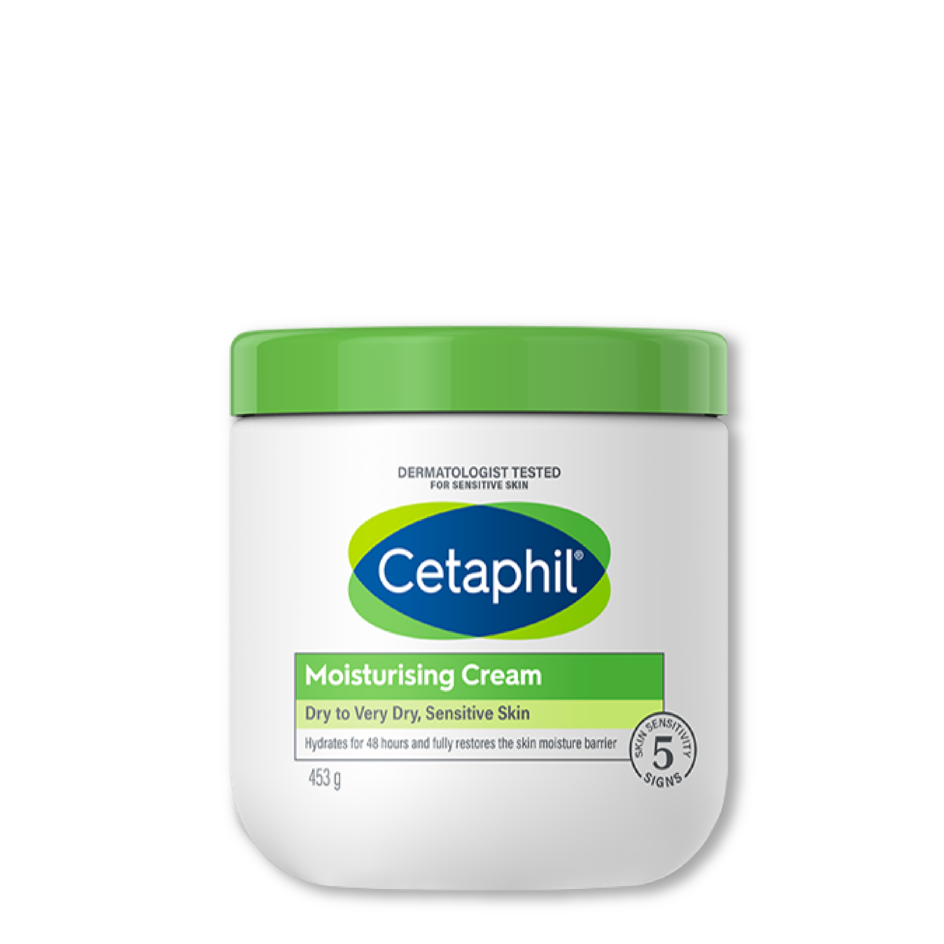 Kem dưỡng ẩm dịu l&agrave;nh cho da nhạy cảm Cetaphil Moisturising Cream 453g_1