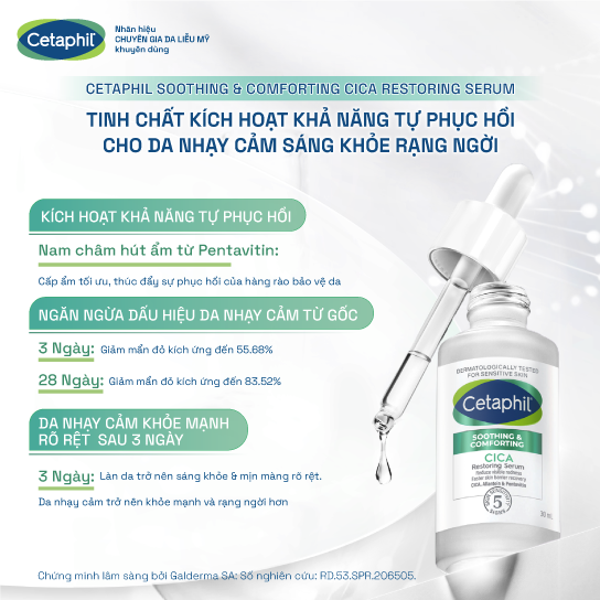 Cetaphil Soothing and Comforting Cica Restoring Serum 30ml (5)