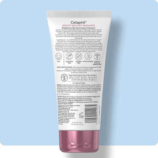 Cetaphil Bright Healthy Radiance Brightness Reveal Creamy Cleanser