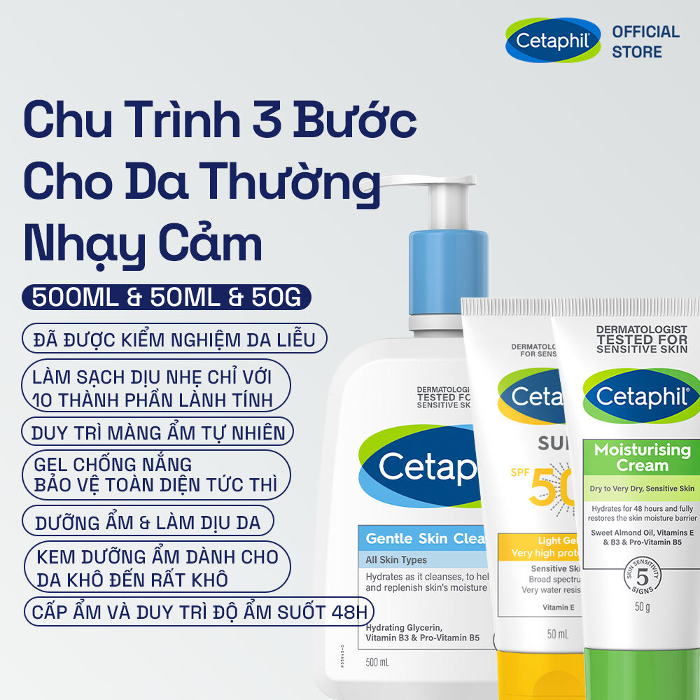 Gel chống nắng vật l&yacute; dịu l&agrave;nh Cetaphil Sun SPF 50+ Light Gel 6
