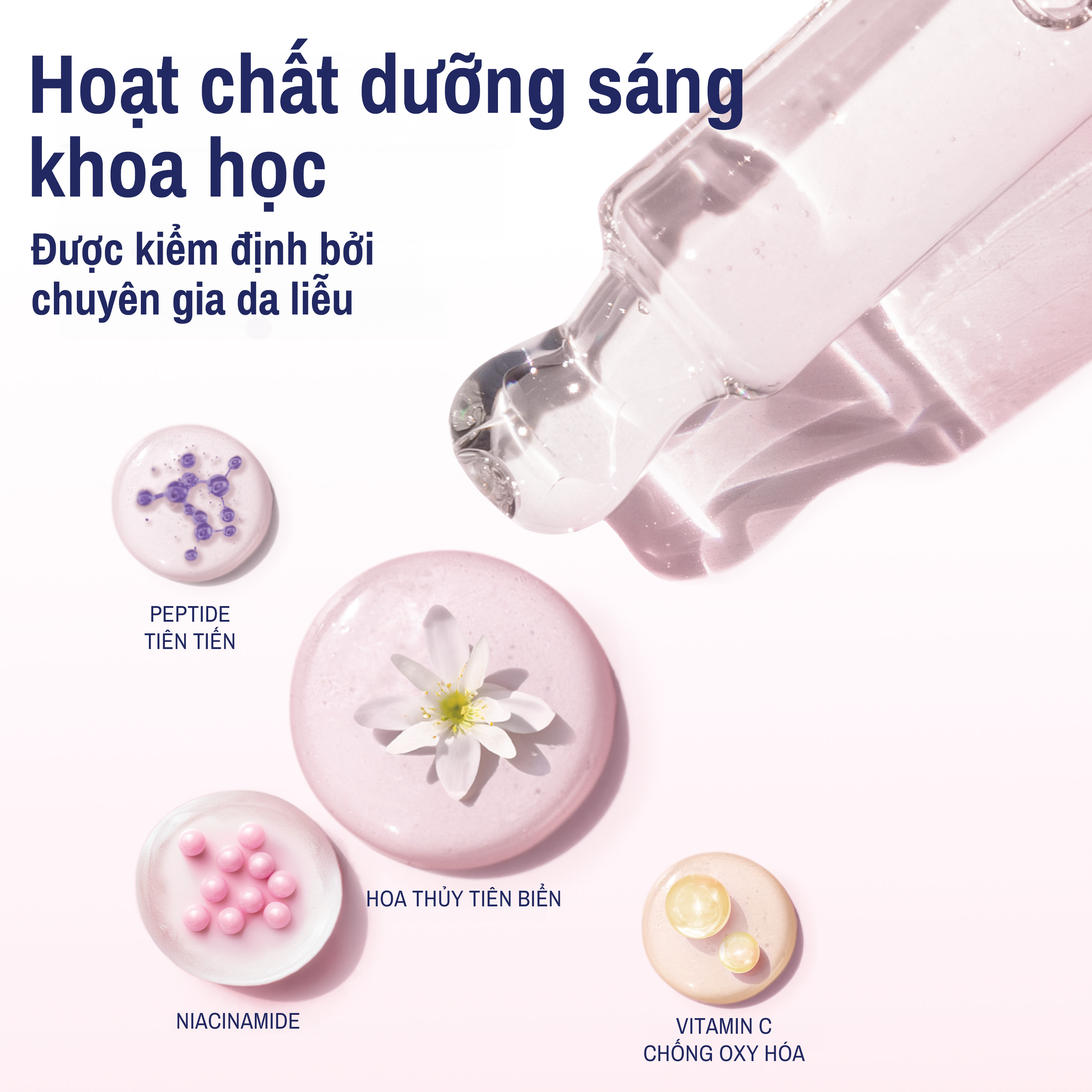 Tinh chất dưỡng sáng da và làm mờ đốm nâu Cetaphil Bright Healthy Radiance Perfecting Serum 30ml 
                    Ingredients