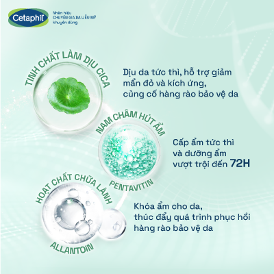 Tinh chất làm dịu và phục hồi chuyên sâu Cetaphil Soothing and Comforting Cica Restoring Serum 30ml 
                    Ingredients