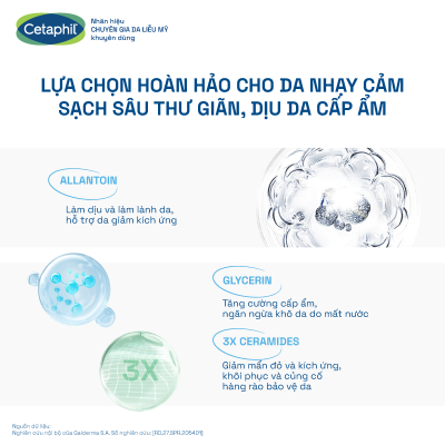 Cetaphil Soothing and Comforting Cica Calming Face Cream 45ml 
                    Ingredients